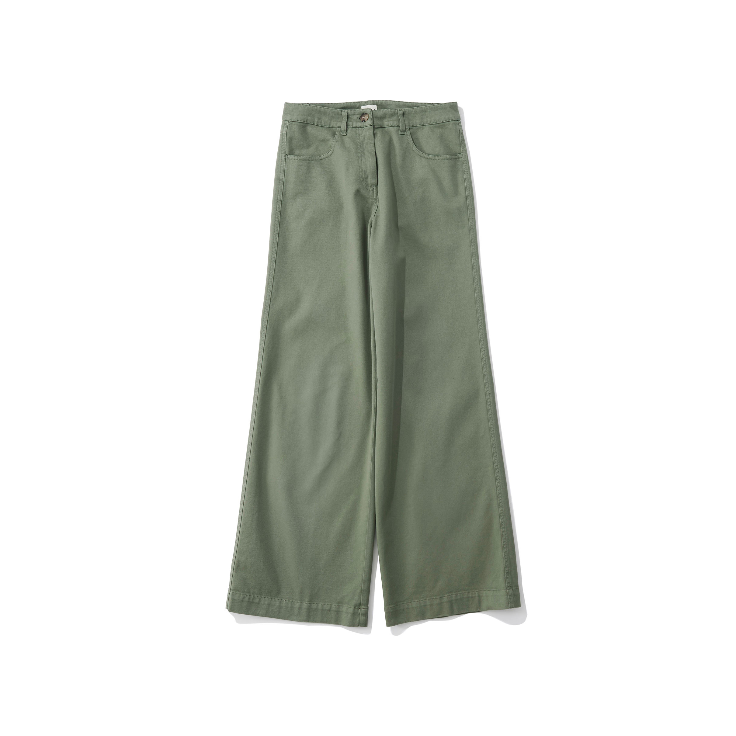 VersusVersaceチェックワイドパンツ❣️CLGコード❣️イタリアミラノ 19.61MILANO 19.61ミラノ／DENZEL セミワイドパンツ（salvia)｜Pants