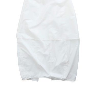 新品　コルセットコクーンスカート ホワイト　36 2段フリルコルセットスカート》WHITE | HIDOLATRAL THEODOL