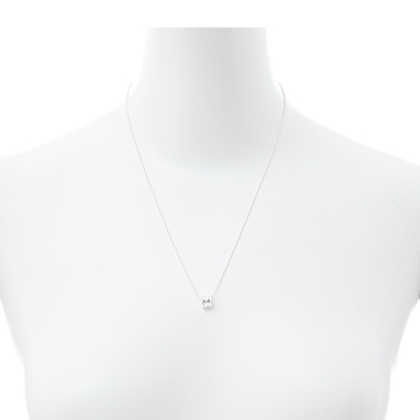 clarte クラーテ／シリンダーチャームネックレス（silver)｜Accessory 