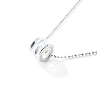 clarte クラーテ／シリンダーチャームネックレス（silver)｜Accessory 