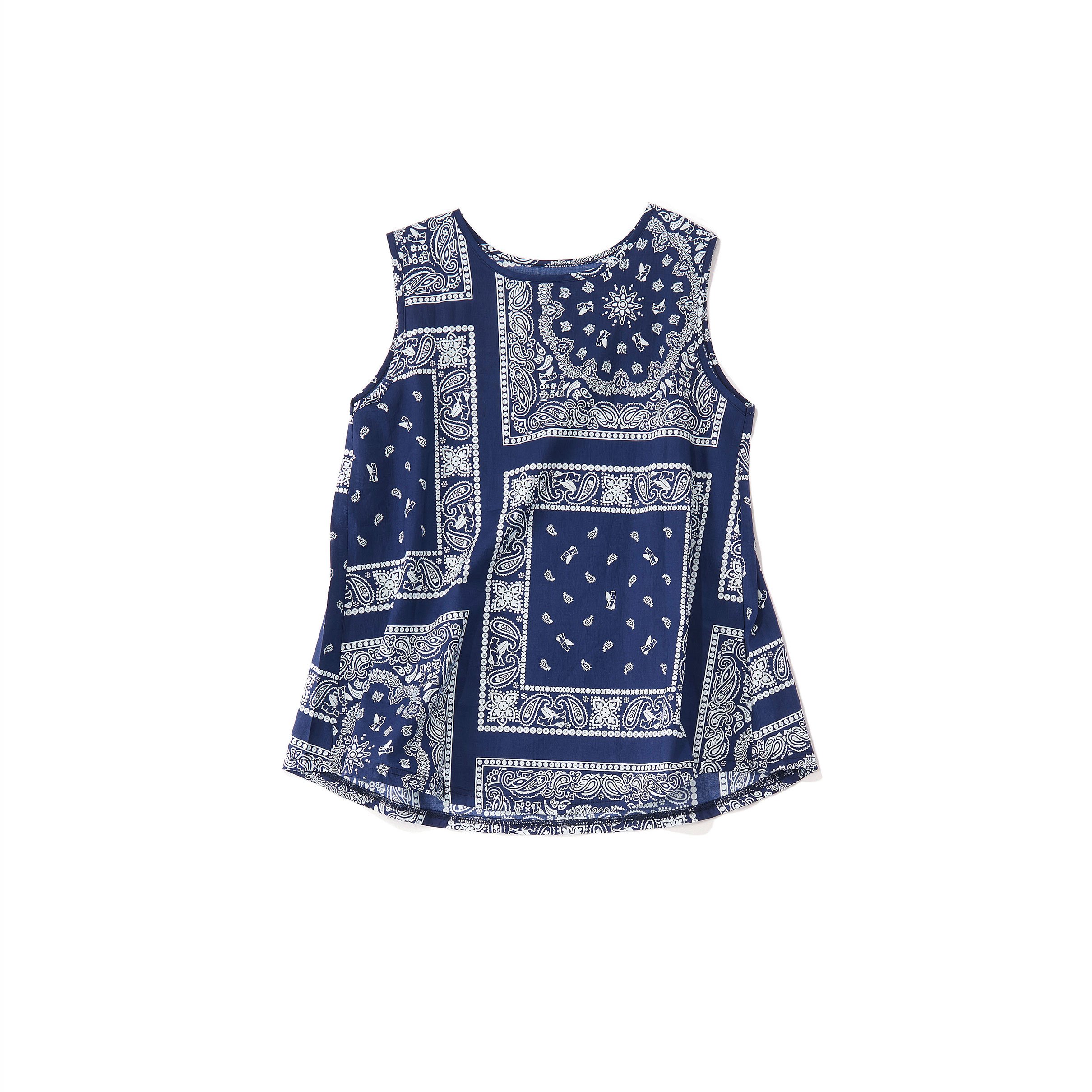 DROPSS ドロップス / バンダナ柄トップス（navy xwhite)｜Tops｜Kyoko