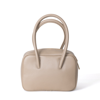 MOFIORA モフィオラ ／レザーミニボストン（greige)｜Bag｜Kyoko
