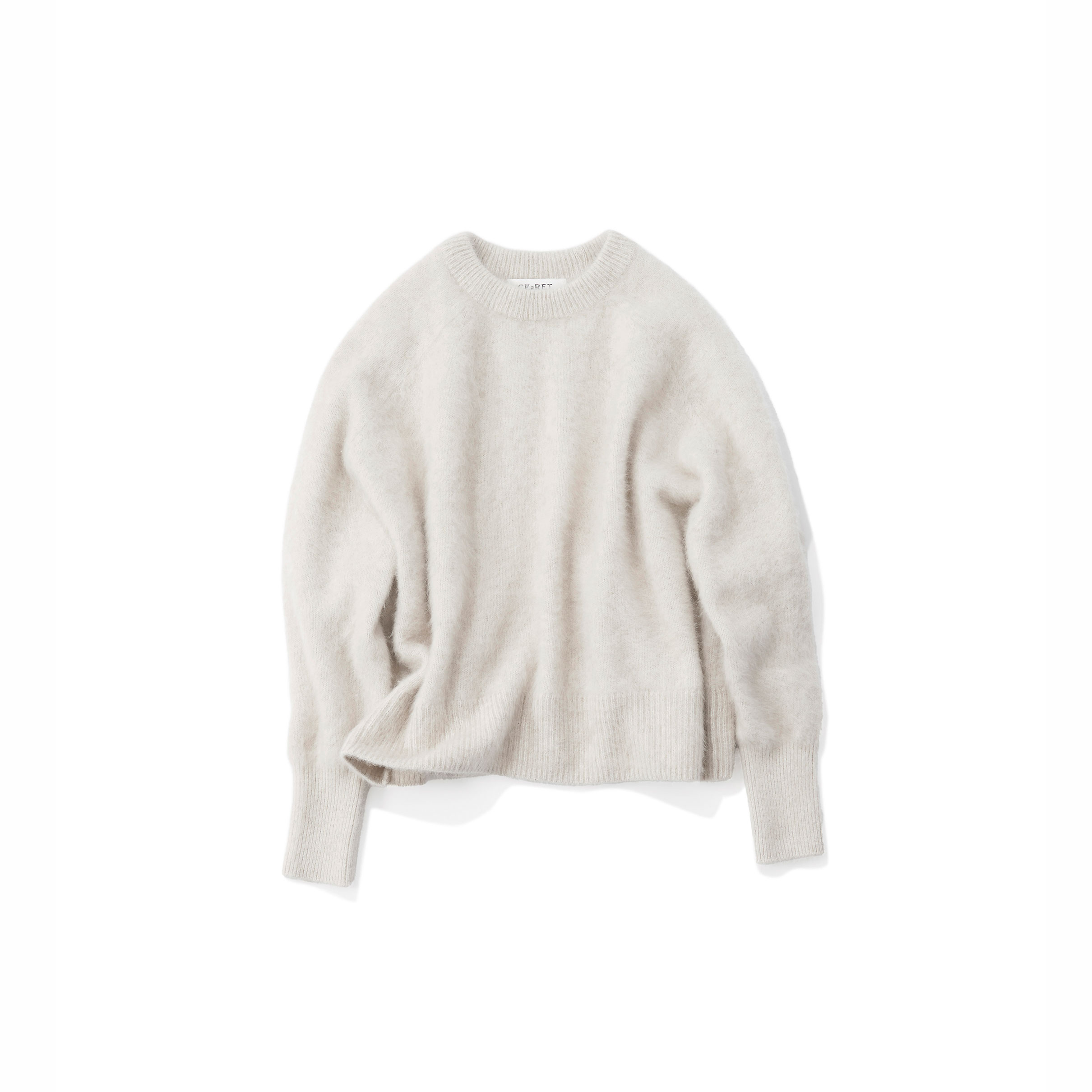 CEaRET シーレット／フォックスカシミヤニット（lt.beige)｜Tops