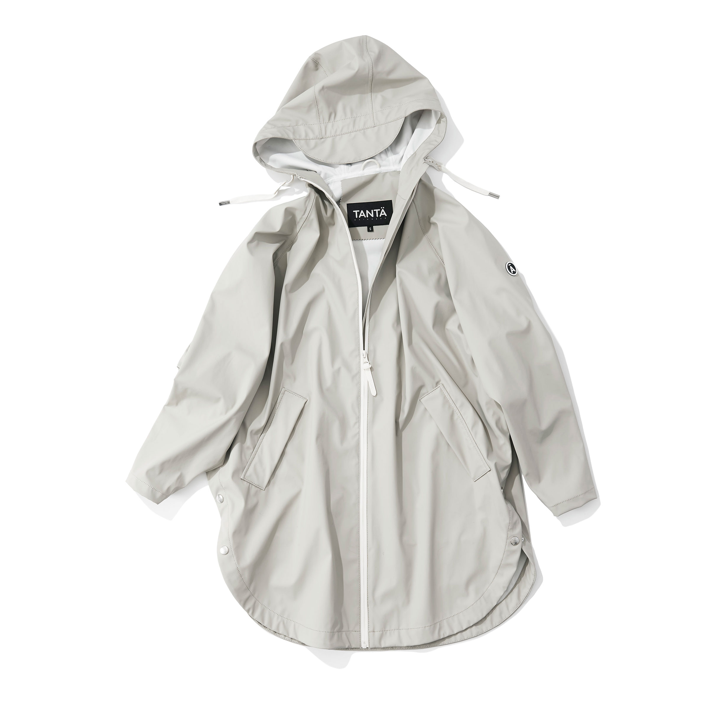 TANTA（タンタ）／SKY ポンチョ フードコート（stone gray)｜Outer