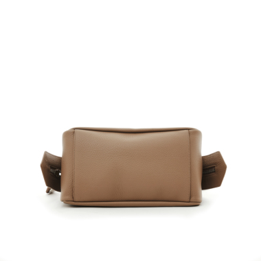 MINOBOSSI ミノボッシ／ANNAカーフレザーボストンバッグ（camel beige