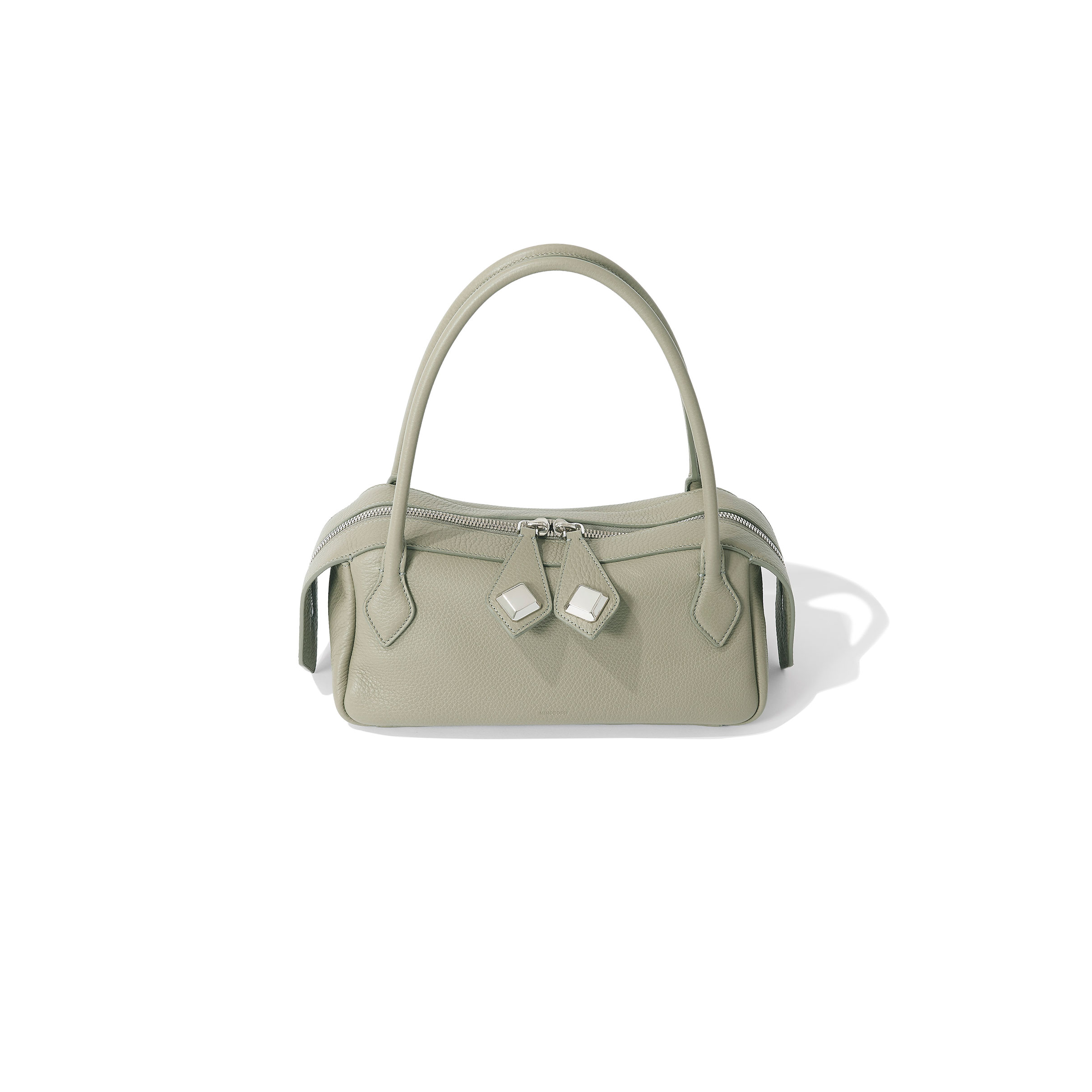 MINOBOSSI ミノボッシ／ANNAカーフレザーボストンバッグ（sage)｜Bag