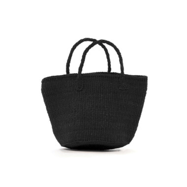 Lagarderobe ラガードローブ／ サイザル カゴバッグ（black)｜Bag