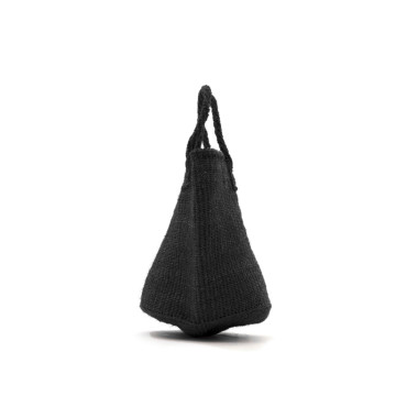 Lagarderobe ラガードローブ／ サイザル カゴバッグ（black)｜Bag