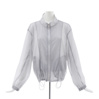VI ヴィアイ／シアーナイロンブルゾン（pale gray)｜Shopping｜Kyoko