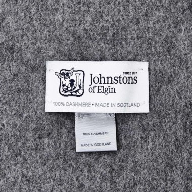 JOHNSTONS／大判カシミヤストール（ STEWART）菊池京子 JOHNSTONSジョンストンズ／大判カシミヤストール（SLATE GRAY