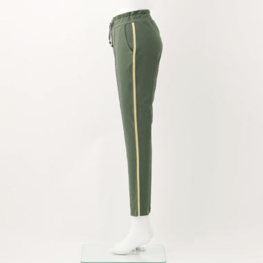 BLUi ブルーイ／ラインスウェットパンツ(KHAKI)｜Pants｜Kyoko