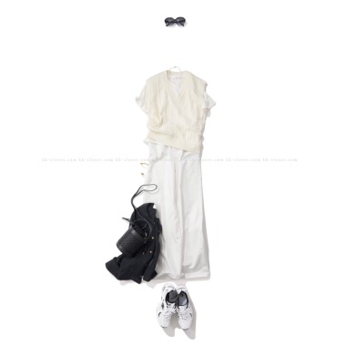 BLUi ブルーイ /ワイドホワイトパンツ（Bianco)｜Pants｜Kyoko