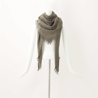 BLUi ブルーイ／トライアングルストール（KHAKI）｜Stole｜Kyoko