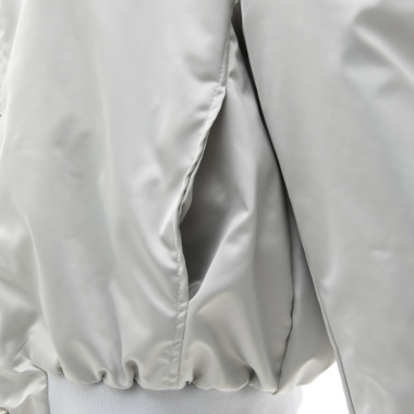 musaeg ムサグ /シャイニーブルゾン（silver gray）｜Outer