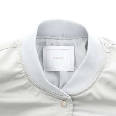 musaeg ムサグ /シャイニーブルゾン（silver gray）｜Outer